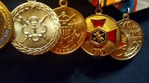 медали на парадной форме / medals