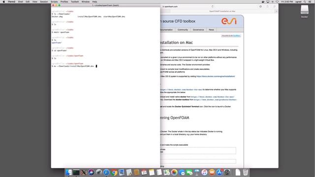 Install OpenFOAM on Mac using Docker смотреть онлайн