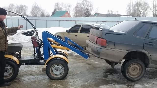 Что я сделал? Минитрактор. Трайк из чермета. смотреть онлайн