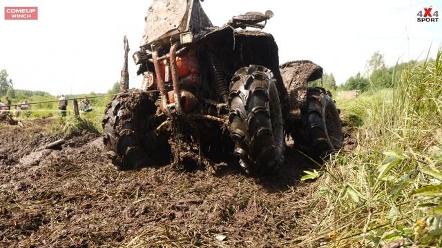 Жесткий грязный трофи-рейд Ракетные Тропы 2022. Лебедка COMEUP на спортивном квадроцикле BRP Can-Am смотреть онлайн