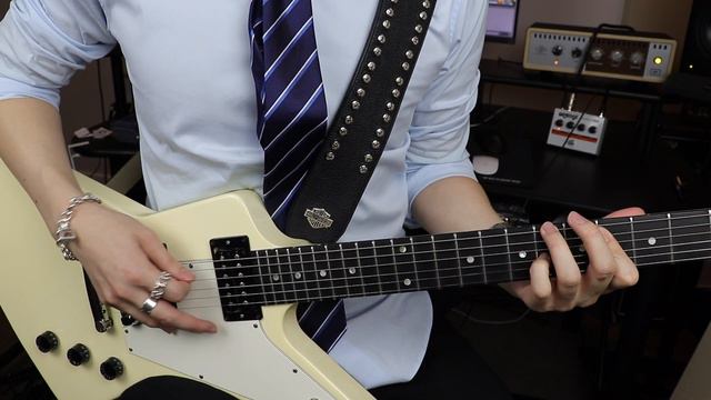 Dance Monkey - Tones and I on guitar (Orange Terror Stamp test). смотреть онлайн