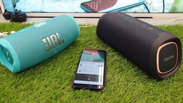 JBL Charge 5 vs. LG XG7QBK | Bass Sound Test ??? смотреть онлайн