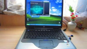 Ноутбук HP Compaq nx9010, Pentium 4, проверка работоспособности. (ВИДЕО СНЯТО ДЛЯ  ПРОДАЖИ НА АВИТО