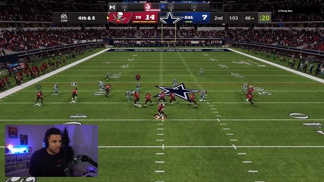 Insane rematch vs TDPRESENTS! 32 player online franchise BUCS #3 смотреть онлайн