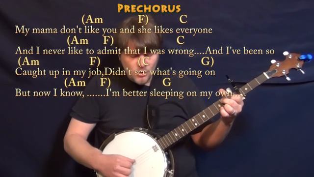 Love Yourself (Justin Bieber) Banjo Cover Lesson with Chords/Lyrics смотреть онлайн