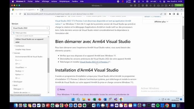 Comment installer visual studio ARM sur mac M1/M2 (C++ développement) смотреть онлайн