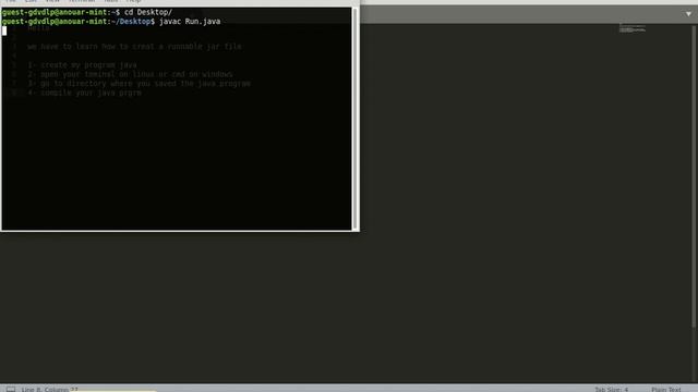 How to create and execute a jar file on linuxmint смотреть онлайн