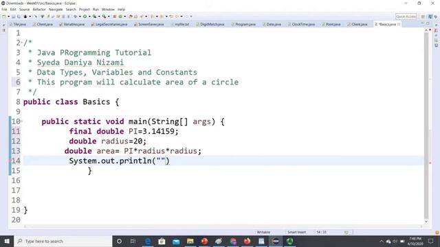 Data Types and Variables in Java смотреть онлайн
