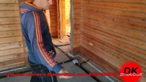 Скрытый монтаж электропроводки в брусе. выгодное решение.