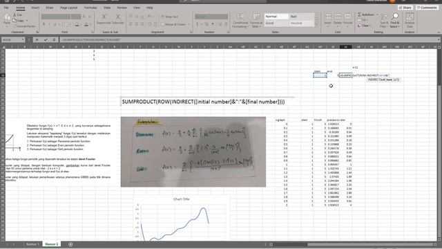 Cara Menjumlahkan Notasi Sigma di Excel (Terutama Deret Fourier) смотреть онлайн