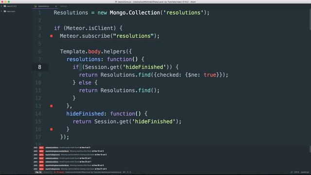 Atom Editor Tutorials #11 - Linters & Hinters смотреть онлайн