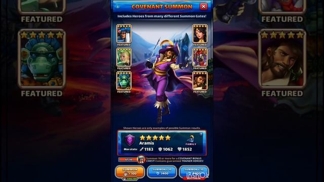 empires and puzzles : covenant summons (pfft... chasing hippo) смотреть онлайн