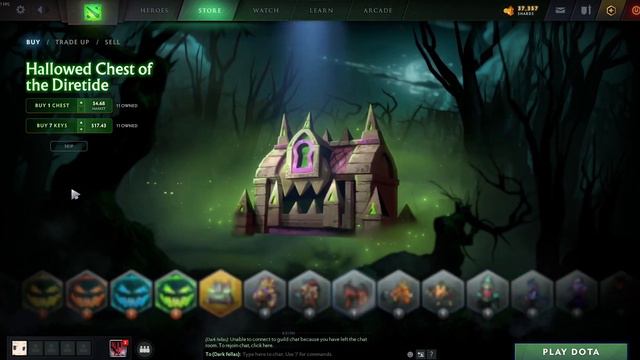 Dota 2 - Opening 20 Hallowed Chests Of The Diretide