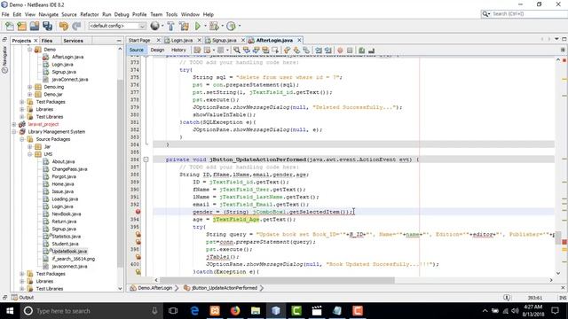 How to Update value in jTable in java gui Java gui tutorial for beginer or Java gui bangla tutorial смотреть онлайн