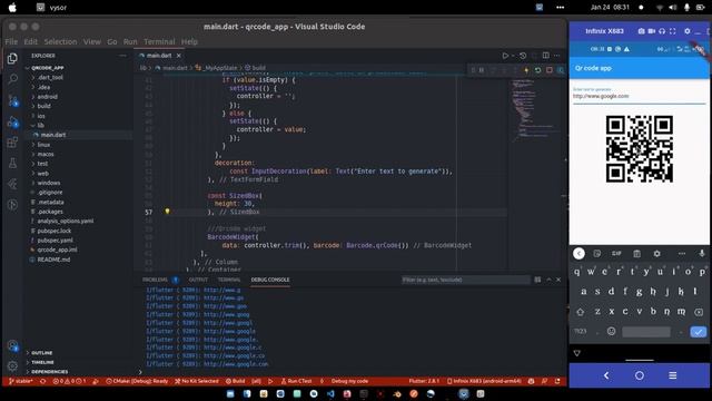 Flutter : Generate and Scan Qrcode смотреть онлайн