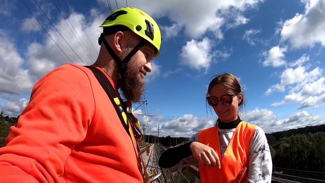 экстрим, прыжок с железнодорожного моста смотреть онлайн