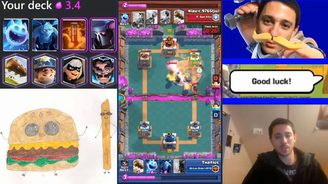 CURRENT META DECK! P.E.K.K.A. Miner Poison Control! (Clash Royale) смотреть онлайн