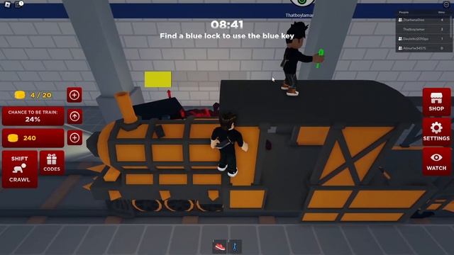 ЧУ ЧУ ЧАРЛИДАН ҚАШТЫМ! КОРҚЫНЫШТЫ ӨРМЕКШІ ПОЕЗД! [ROBLOX] смотреть онлайн