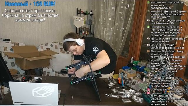 MK3Stream #1 - Собираем Original (нет) Prusa MK3S от Fysetc смотреть онлайн