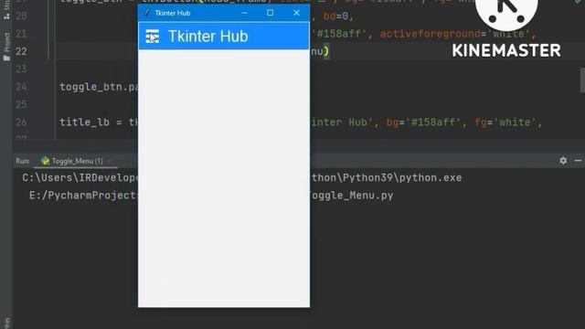 Create Toggle Menu in Tkinter | Extending Menu in Tkinter | Side Menu in Tkinter смотреть онлайн