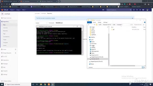 4 minutes pour convaincre - Créer et gérer un projet dans GitLab смотреть онлайн