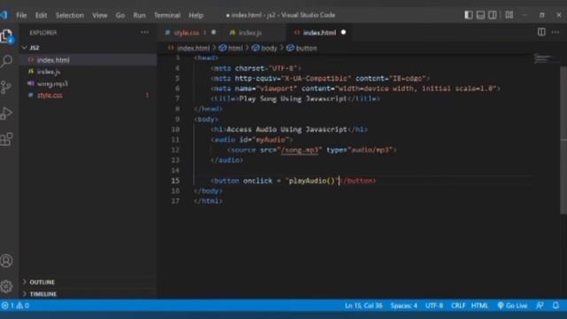 How to Play Songs Using JavaScript | JavaScript Tutorial смотреть онлайн