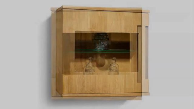 Односекционный навесной шкаф Berum со стеклянной полкой | БЕЛФАН смотреть онлайн