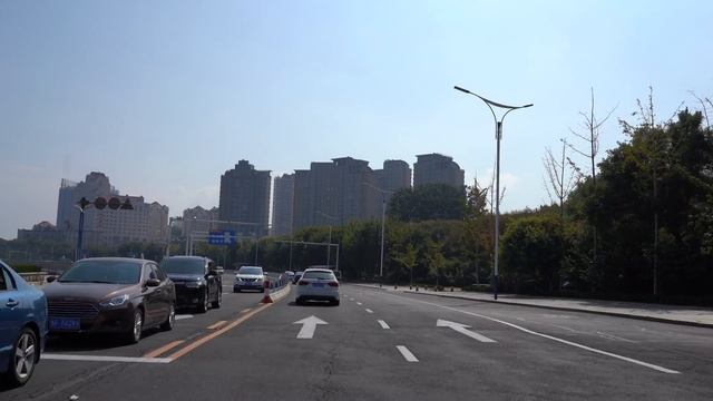 Yantai 4K - Drive on Binhai Road - Yantai - Shandong - China 中国山东烟台滨海路行车视频 смотреть онлайн
