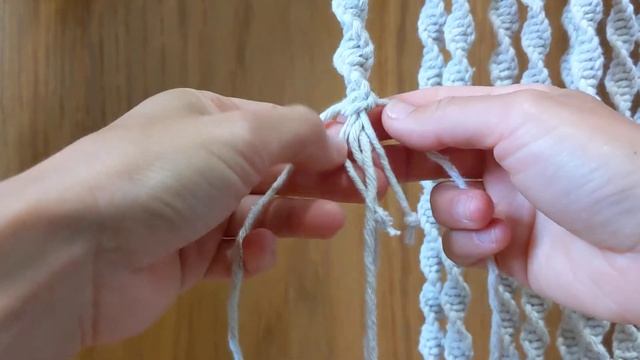 MACRAME TUTORIAL: ADD MIDDLE CORDS QUICK & EASY смотреть онлайн