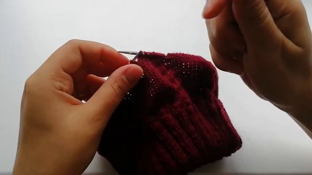 Вяжем шапку с косами смотреть онлайн