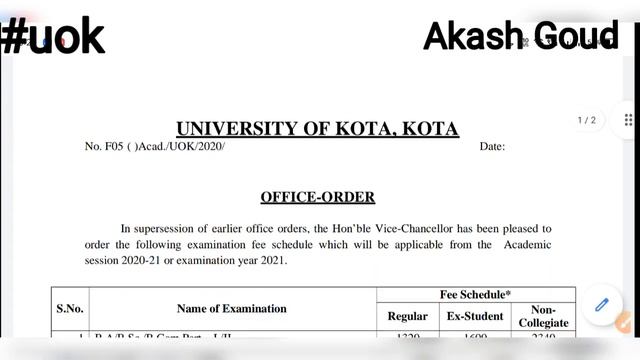 Kota University UG/PG exam form 2022 | uok exam form 2022 | uok ba/bsc/b.com/ ma/mSc/m.com Exam for смотреть онлайн