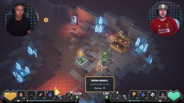 WE ARE GOING DEEP INTO THE DUNGEONS OF MINECRAFT смотреть онлайн