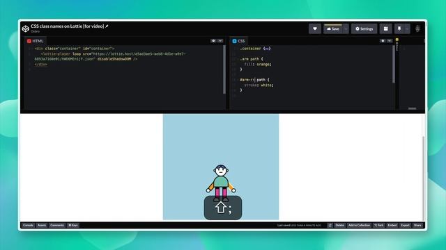 Using layer ID and classes on Lottie Editor  Customize layers using CSS and JavaScript