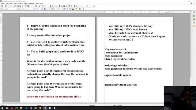 Using ChatGPT to study C, Webpack and import systems | researching keywords смотреть онлайн