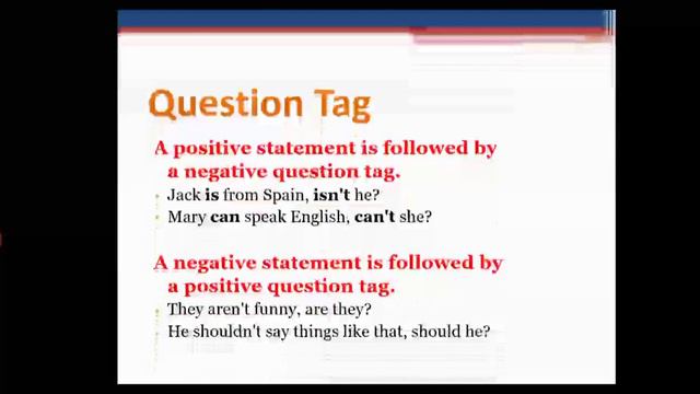 Santam-VA-English- Grammar Chapter 14 Question Tag смотреть онлайн