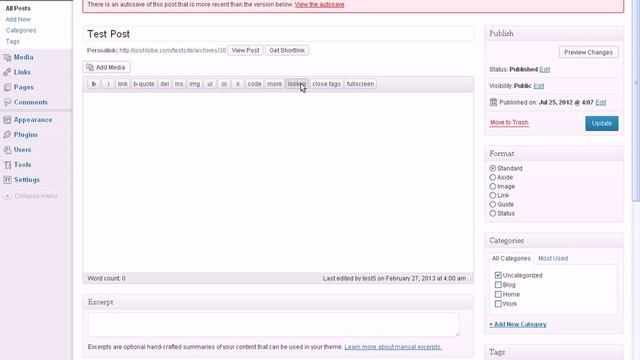 WordPress Content Editor Tutorial Series - Part One смотреть онлайн