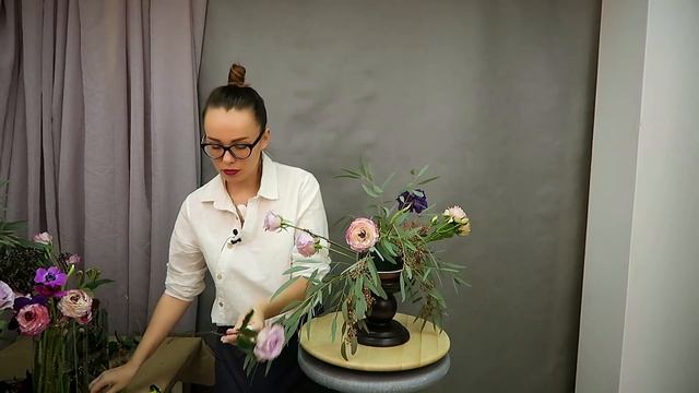 Цветочная медитация // Композиция из цветов // цвета цветов смотреть онлайн