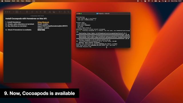 How to install Cocoapods on Mac M1 | Swift | | Xcode | | Cocoapods | | Homebrew | смотреть онлайн