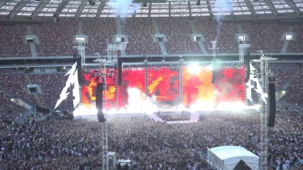 Metallica в Москве Лужники Мировое турне Это надо видеть вживую Начало 21 07 2019  4К