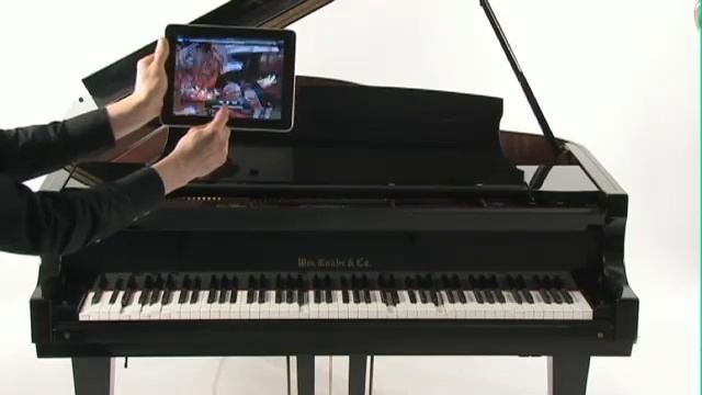 Самоиграющий рояль PianoDisc IQ HD iPad Air смотреть онлайн