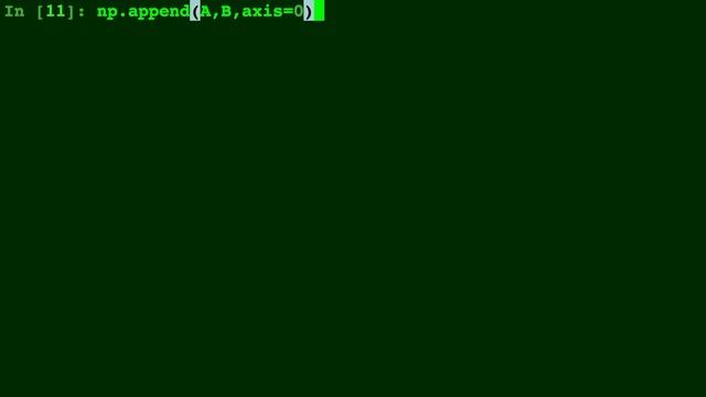 Python Numpy Append смотреть онлайн