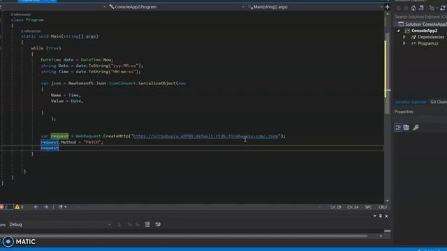 C# Application to Firebase database - Updating Data смотреть онлайн