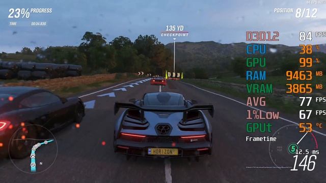 GeForce GTX 1060 6GB -- Intel Core i5-10600KF -- Forza Horizon 4 Benchmark смотреть онлайн