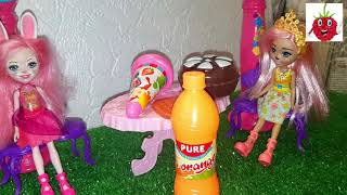 Enchantimals готовят ужин Видео для девочек Играем в куклы Энчантималс