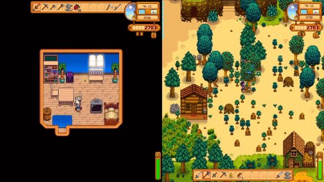 Новый режим КООПЕРАТИВА! Разделенный экран #6 | Stardew Valley 1.5 смотреть онлайн