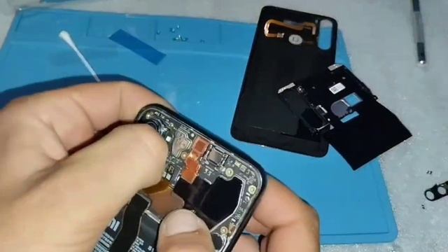 redmi note 8t замена аккумулятора+стекла камеры. Разборка. смотреть онлайн