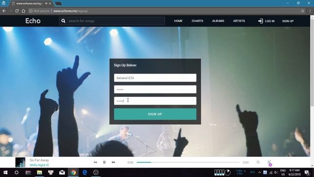 Music streaming app React + NodeJS смотреть онлайн
