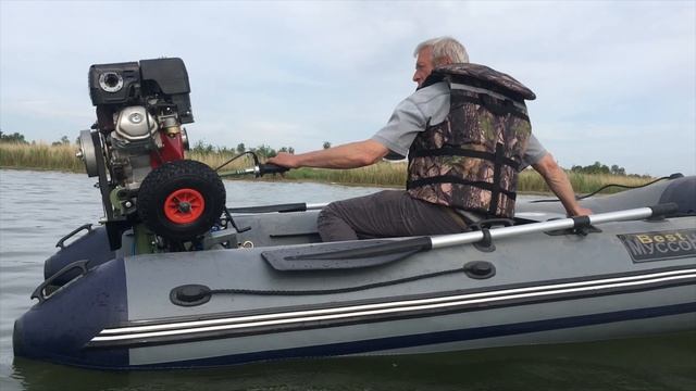 Болотоход Рыбоход 6,5 л.с. и 9 л.с. вывод на глисс смотреть онлайн