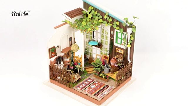 Интерьерный конструктор (румбокс) DIY HOUSE DG108 Летняя веранда смотреть онлайн