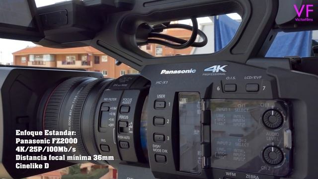 Panasonic FZ2000 Vs Panasonic HC X1